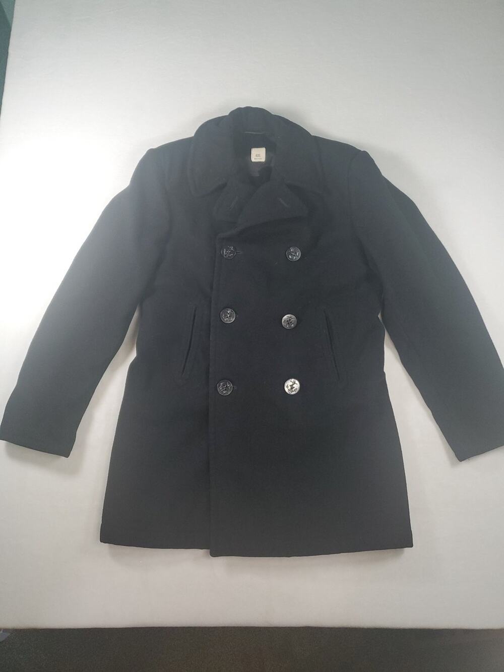 Sterlingwear Overcoat /Pea Coat Jacket Long Sleeve Wool Mens Size 40XL